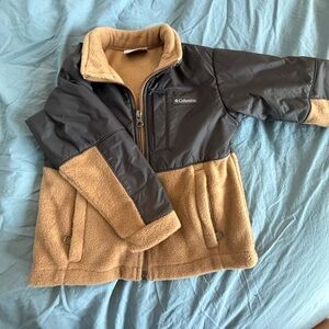 Columbia Two-Tone Black and Tan Jacket